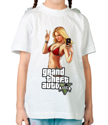 Детская футболка GTA 5 Girl