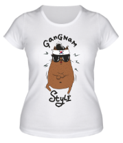 Женская футболка Gangnam Cat