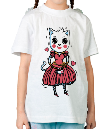 Детская футболка Кошка на выданье