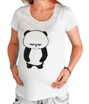 Футболка для беременных Серьезная панда фото