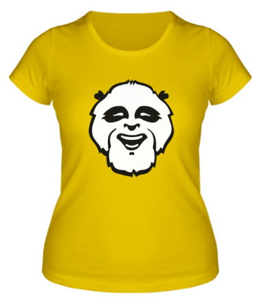 Женская футболка Веселая панда