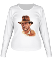 Женская футболка длинный рукав Indiana Jones фото