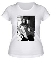 Женская футболка Кейт Мосс фото