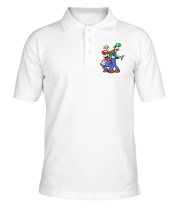 Мужская футболка поло Марио и Луиджи фото