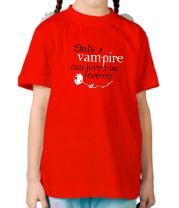 Детская футболка Любовь вампира фото