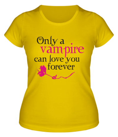 Женская футболка Любовь вампира
