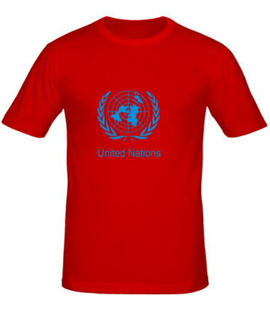 Мужская футболка Эмблема ООН