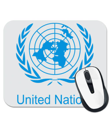 Коврик для мыши Эмблема ООН