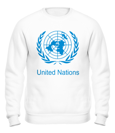 Толстовка без капюшона Эмблема ООН