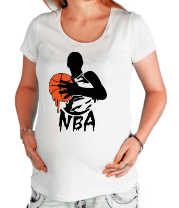 Футболка для беременных Баскетболист 