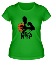 Женская футболка Баскетболист  фото