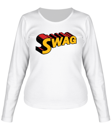 Женская футболка длинный рукав Swag