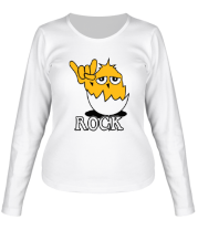 Женская футболка длинный рукав Rock (рок) фото
