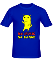 Мужская футболка No music no dance фото