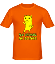 Мужская футболка No music no dance фото