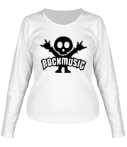 Женская футболка длинный рукав Rockmusic фото