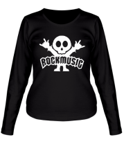 Женская футболка длинный рукав Rockmusic фото