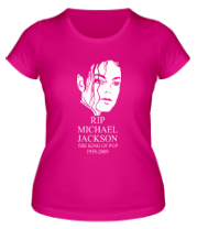 Женская футболка michael jackson rip фото