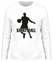 Мужская футболка длинный рукав Баскетбол (Basketball) фото