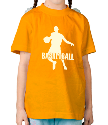 Детская футболка Баскетбол (Basketball) glow