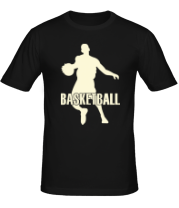 Мужская футболка Баскетбол (Basketball) glow фото