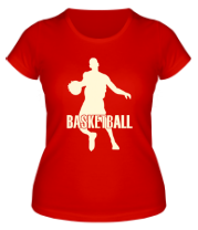 Женская футболка Баскетбол (Basketball) glow фото