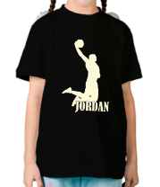 Детская футболка Jordan glow фото