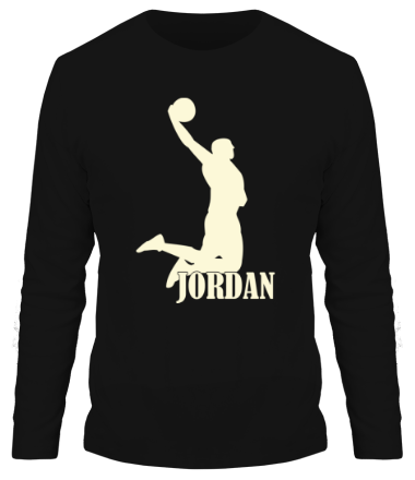 Мужская футболка длинный рукав Jordan glow