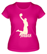 Женская футболка Jordan glow фото