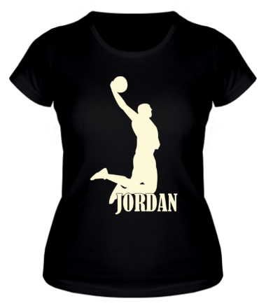 Женская футболка Jordan glow