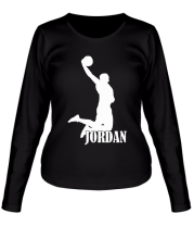 Женская футболка длинный рукав Michael Jordan фото