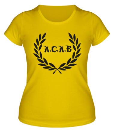 Женская футболка A.C.A.B