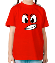 Детская футболка Сердитый смайл фото