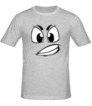 Мужская футболка Сердитый смайл фото