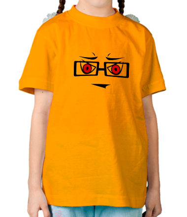 Детская футболка Серьезный смайл в очках