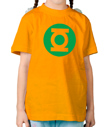 Детская футболка Зелёный фонарь. Green Lantern