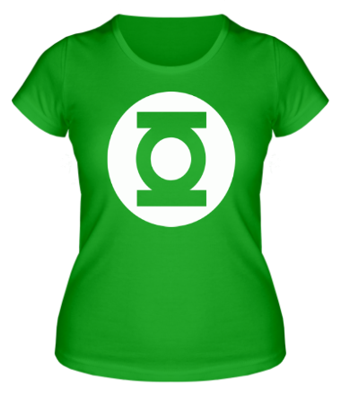 Женская футболка Зелёный фонарь. Green Lantern