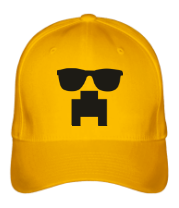 Бейсболка Minecraft logo в очках фото
