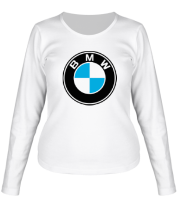Женская футболка длинный рукав BMW фото