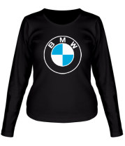Женская футболка длинный рукав BMW