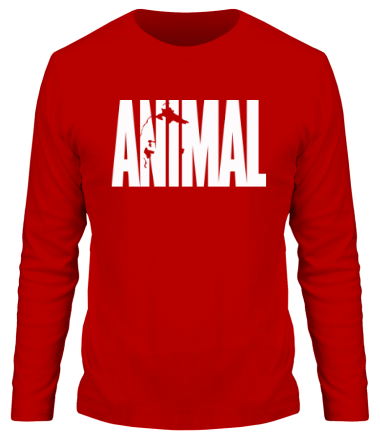 Мужская футболка длинный рукав Animal main logo