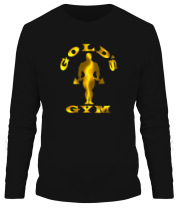 Мужская футболка длинный рукав Gold's gym фото