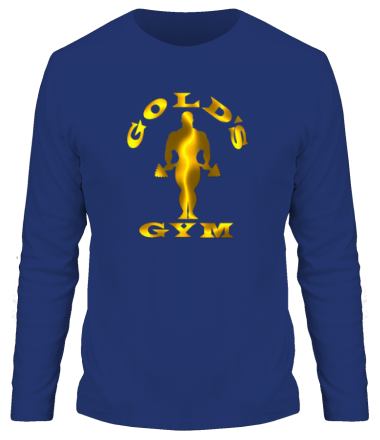 Мужская футболка длинный рукав Gold's gym