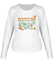 Женская футболка длинный рукав Safari фото