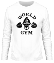 Мужская футболка длинный рукав World Gym фото