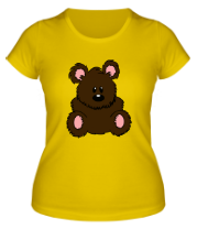 Женская футболка Плюшевый мишка