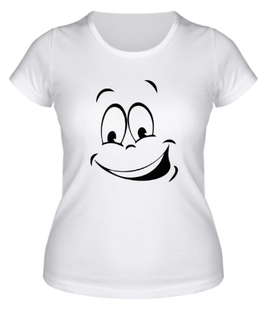 Женская футболка Радостный смайл