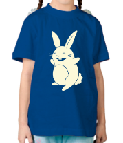 Детская футболка Веселый заяц glow фото