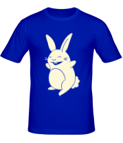 Мужская футболка Веселый заяц glow фото