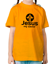 Детская футболка Jesus my savior фото